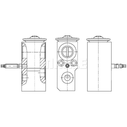 AVE 82 000P Expansion Valve, air conditioning