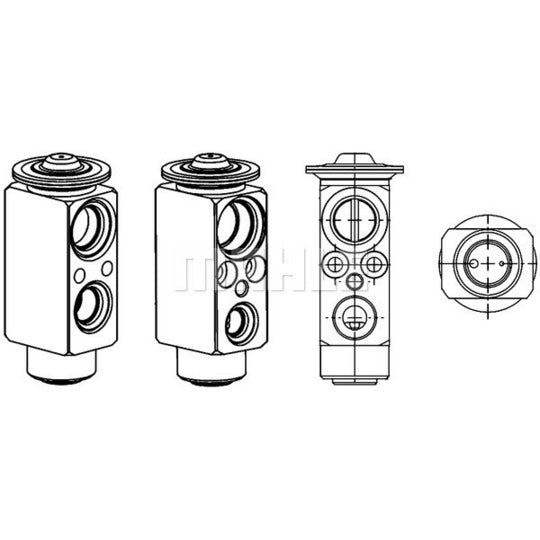 AVE 68 000P Expansion Valve, air conditioning