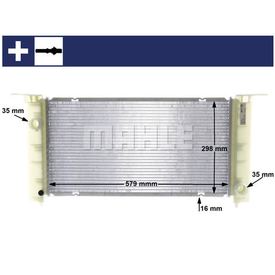 CR 1449 000S Radiator, engine cooling