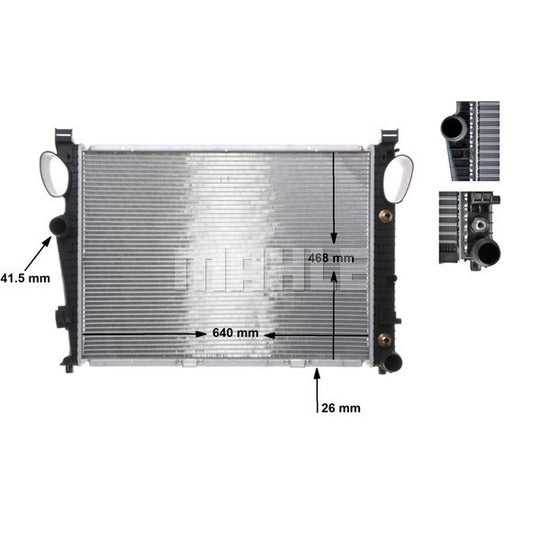 CR 304 000S Radiator, engine cooling