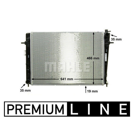 CR 909 000P Radiator, engine cooling