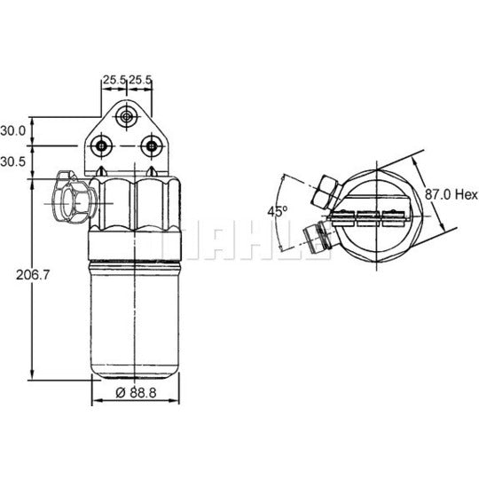 AD 187 000S Dryer, air conditioning