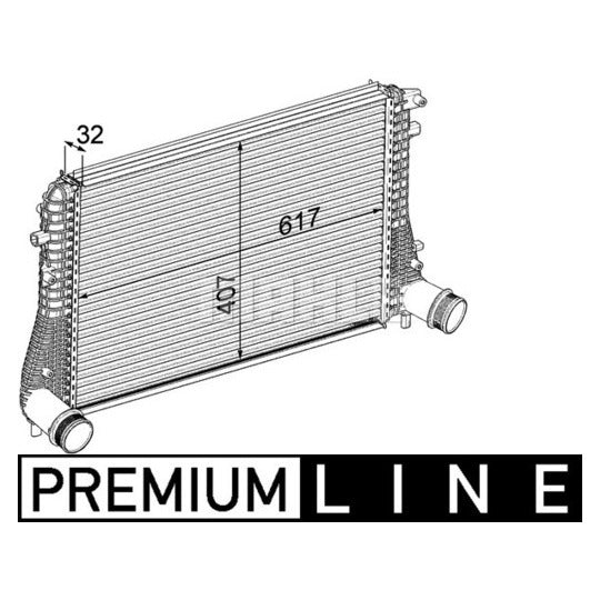 CI 207 000P Intercooler, charger