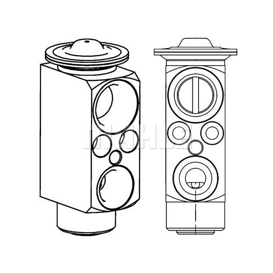 AVE 81 000P Expansion Valve, air conditioning