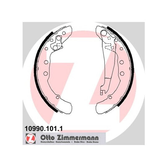 10990.101.1 Brake Shoe Set