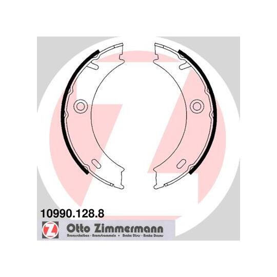 10990.128.8 Brake Shoe Set, parking brake