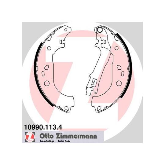 10990.113.4 Brake Shoe Set