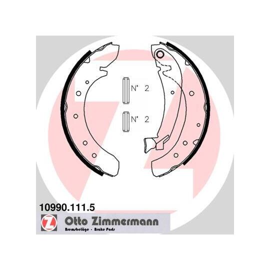 10990.111.5 Brake Shoe Set