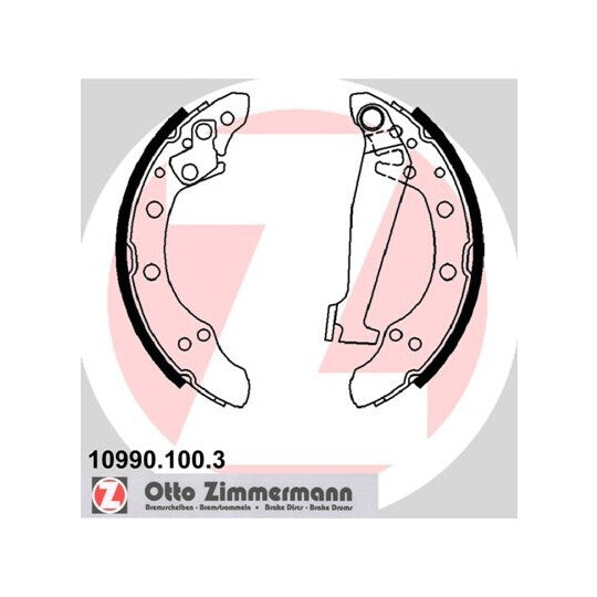 10990.100.3 Brake Shoe Set