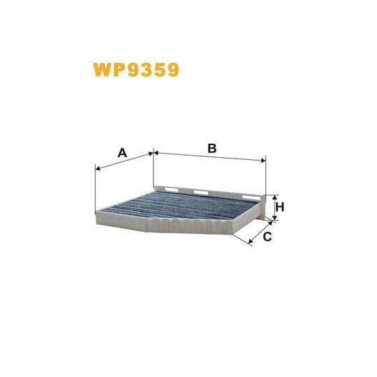 WP9359 Filter, interior air
