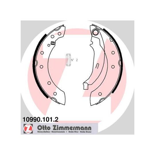 10990.101.2 Brake Shoe Set