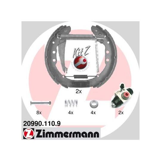 20990.110.9 Brake Shoe Set