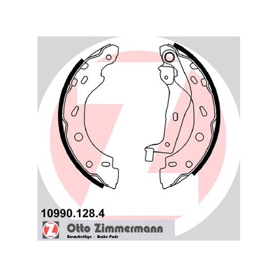 10990.128.4 Brake Shoe Set