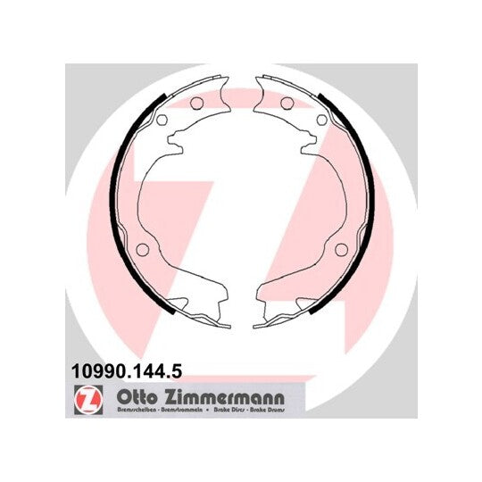 10990.144.5 Brake Shoe Set, parking brake