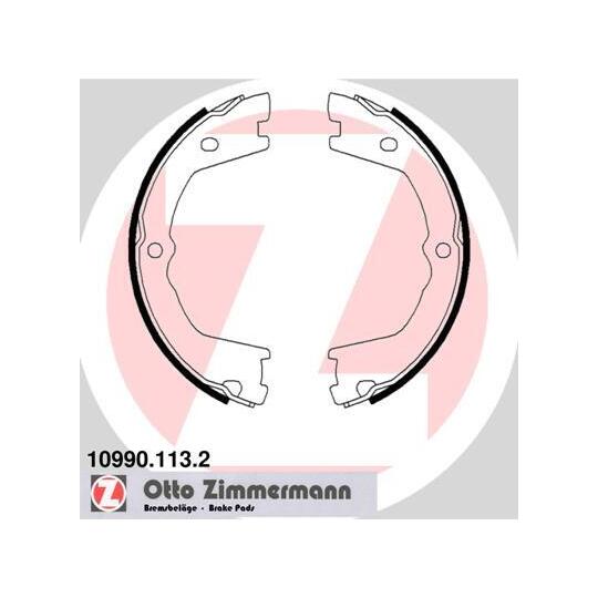 10990.113.2 Brake Shoe Set, parking brake