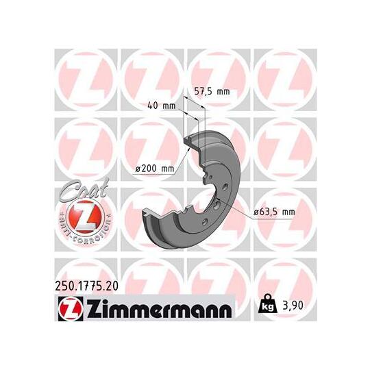 250.1775.20 Brake Drum
