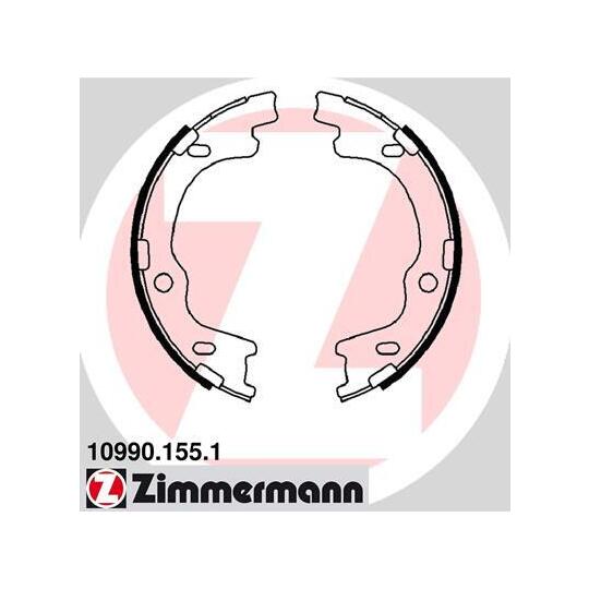 10990.155.1 Brake Shoe Set, parking brake