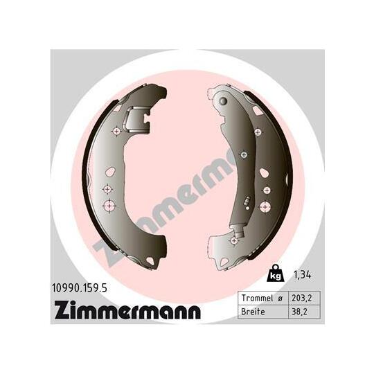 10990.159.5 Brake Shoe Set