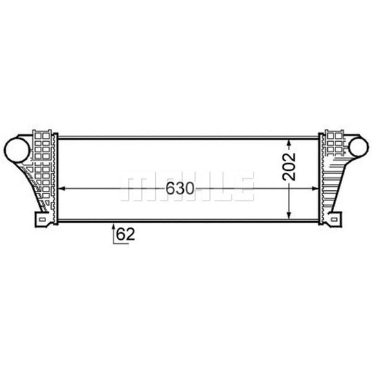 CI 132 000S Intercooler, charger