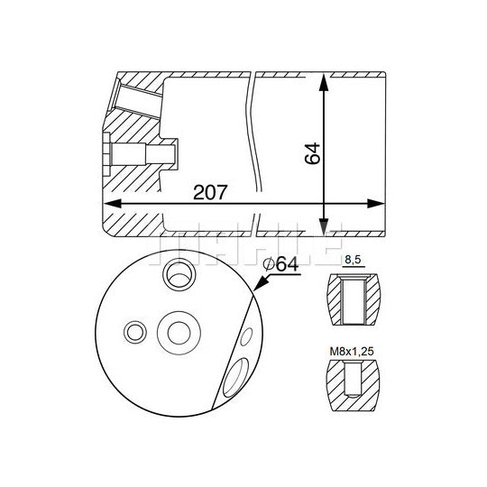 AD 14 000S Dryer, air conditioning
