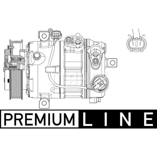 ACP 637 000P Compressor, air conditioning
