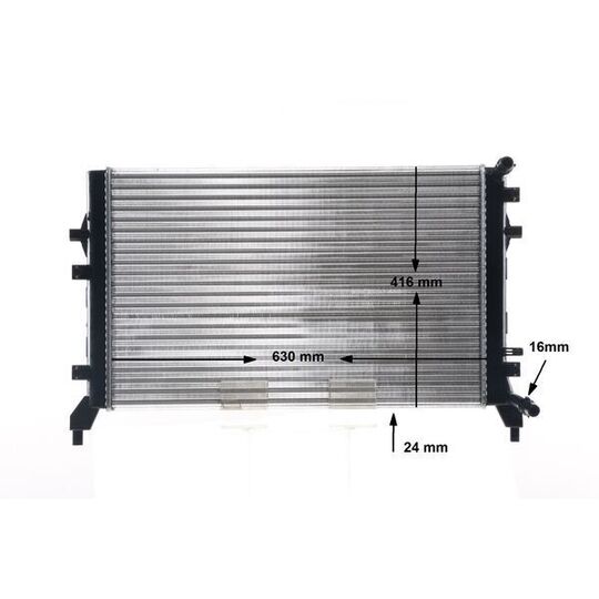CR 1382 000S Radiator, engine cooling