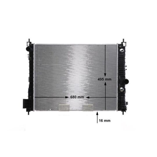 CR 2263 000S Radiator, engine cooling
