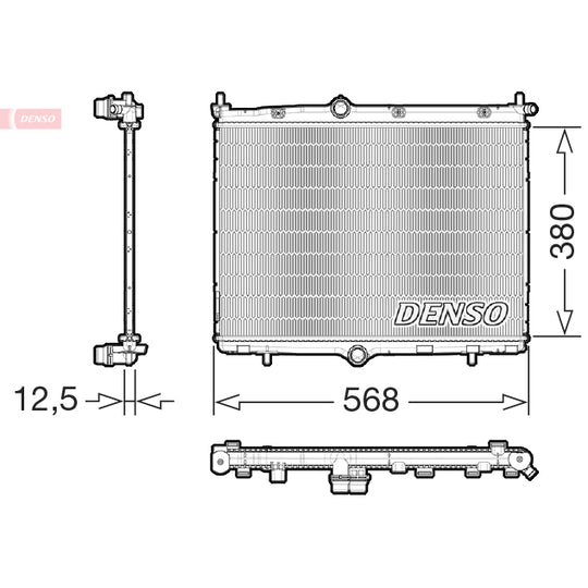 DRM21107 Radiator, engine cooling