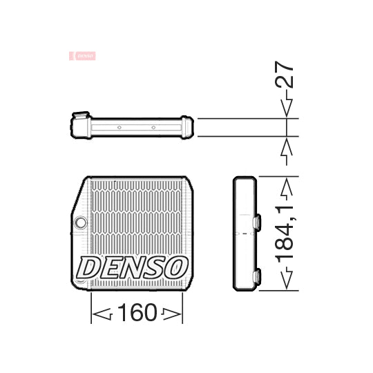 DRR09076 Heat Exchanger, interior heating