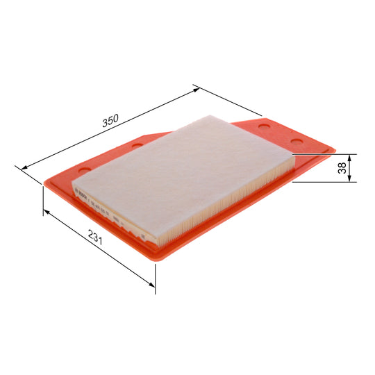 F 026 400 635 Air filter