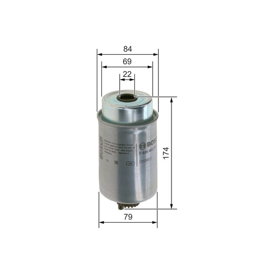 F 026 402 271 Fuel filter
