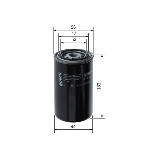 F 026 402 790 Fuel filter