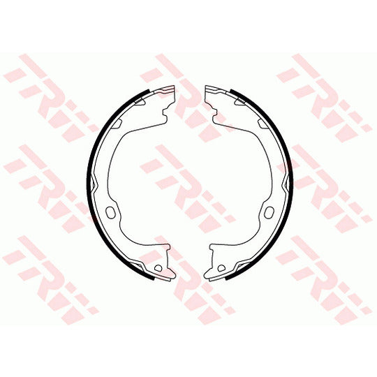 GS8819 Brake Shoe Set, parking brake