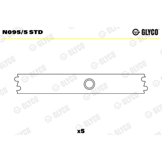 N095/5 STD Camshaft Bushes