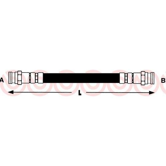 T 68 021 Brake Hose