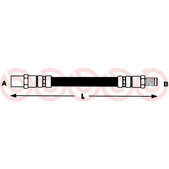 T 85 047 Brake Hose